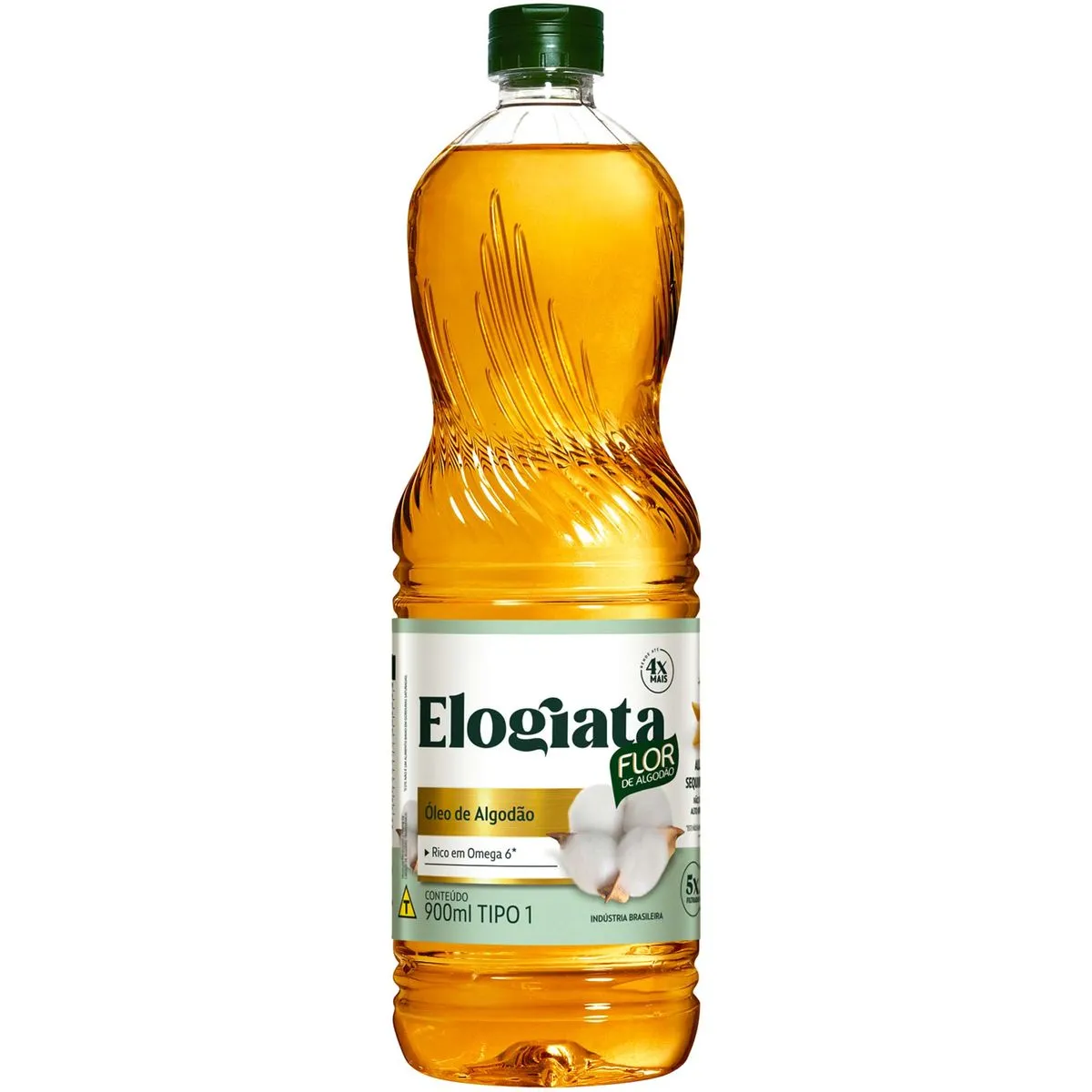 Óleo em garrafa de 900 ml